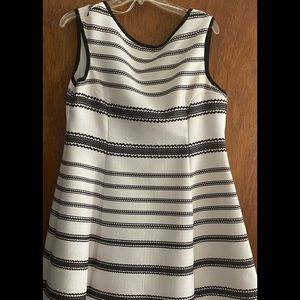 Black and white dress
